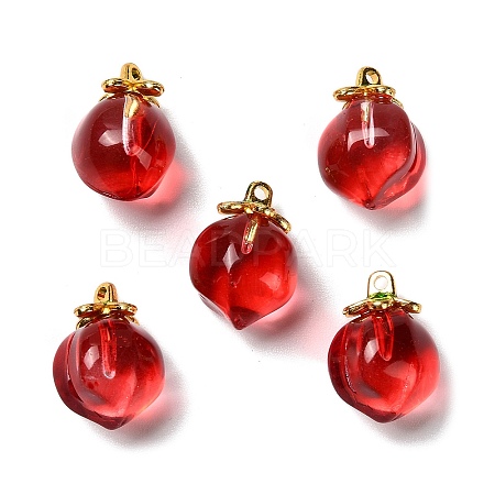 Glass Pendants GLAA-P072-05G-04-1