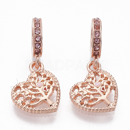 Alloy European Dangle Charms MPDL-T004-03RG-1