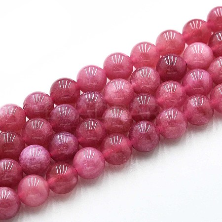 Natural Quartz Beads Strands G-N355-8mm-50-1