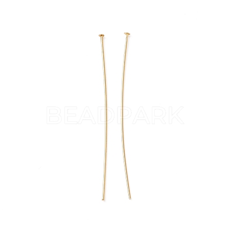 Brass Flat Head Pins KK-WH0058-03D-G01-1