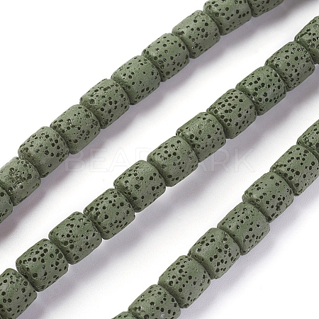 Natural Lava Rock Beads Strands G-F671-04A-10-1