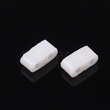 2-Hole Opaque Glass Seed Beads SEED-S023-05H-1