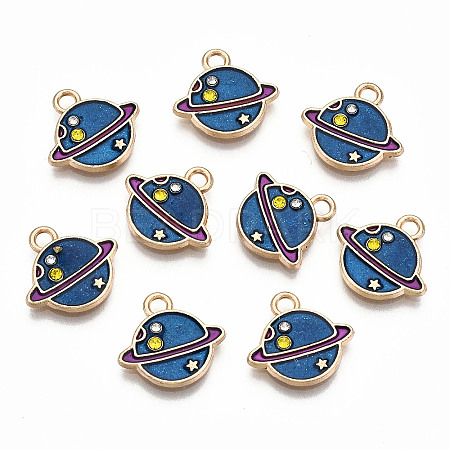 Alloy Enamel Charms X-ENAM-S126-009-RS-1