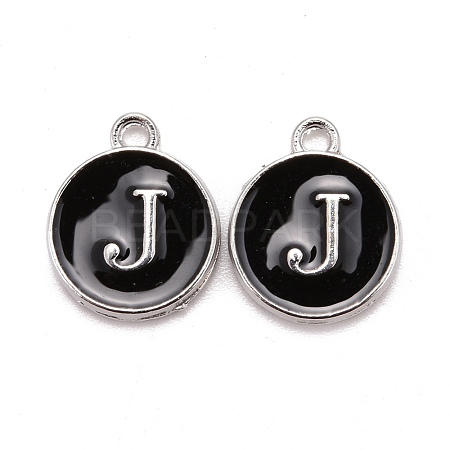 Platinum Plated Alloy Charms ENAM-S118-02J-P-1