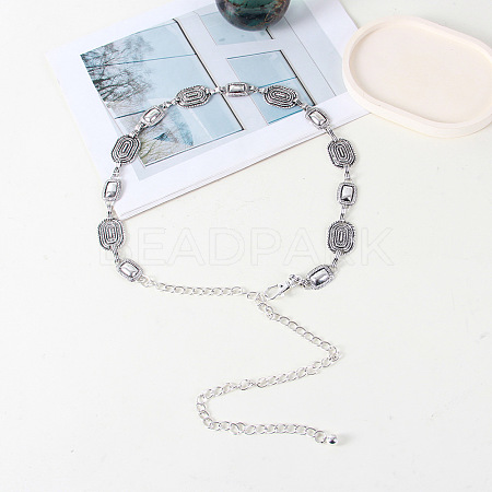 Alloy Ethnic-style Link Chain Belts for Women FS-WGF27B2-01-1