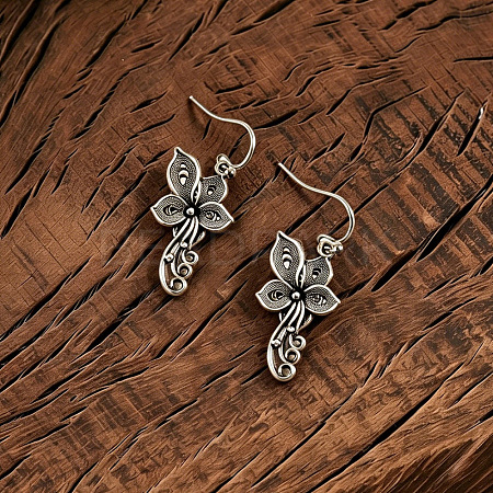 Zinc Alloy Dangle Earrings for Women WG80E40-04-1