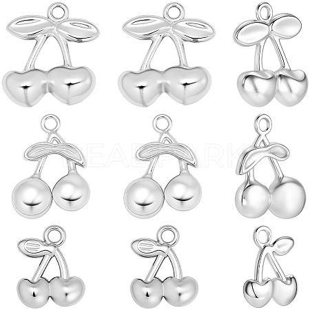 60Pcs 3 Styles 304 Stainless Steel Charms STAS-BBC0007-22-1