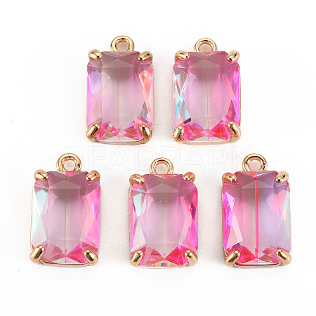 Transparent Glass Pendants GLAA-S193-008-B01-1