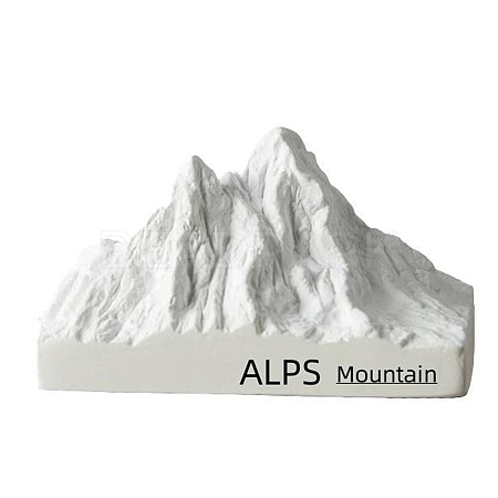 Gesso Alps Snow Mountain Statue Ornaments AUTO-PW0002-04-1