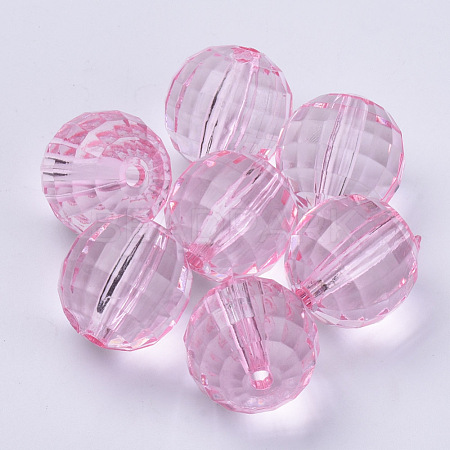 Transparent Acrylic Beads TACR-Q254-22mm-V03-1
