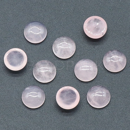 Natural Rose Quartz Cabochons PW-WG51238-08-1