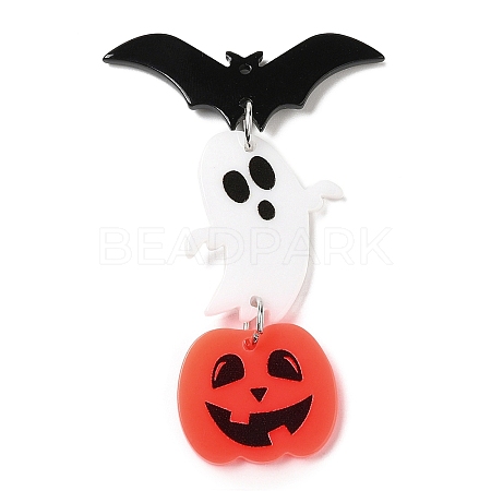 Halloween Theme Acrylic Pendants MACR-C022-01B-1