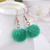 Alloy Polyester Dangle Earrings FS-WG470DC-18-1
