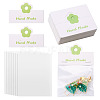 100Pcs Rectangle Clear Polypropylene Cellophane Bags CDIS-TA0001-37C-1