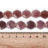Natural Red Hematoid Quartz Beads Strands G-N368-01A-12-5