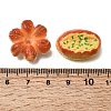 Cute Opaque Resin Imitation Food Cabochons RESI-Z055-01-3