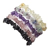 12 Constellation Natural Mixed Gemstone Chip Beaded Stretch Bracelets Sets for Women Men BJEW-JB10264-02-2