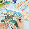 9Pcs 9 Styles Ceramic Glaze Brush DIY-BC0012-92-3