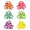 12Pcs 6 Colors 430 Stainless Steel Bead Caps STAS-CJ0002-54-1