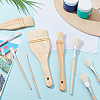 9Pcs 9 Styles Ceramic Glaze Brush DIY-BC0012-92-5