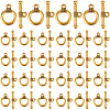 120Pcs Tibetan Style Alloy Toggle Clasps FIND-SP0001-21AG-1