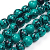 Synthetic Turquoise Beads Strands TURQ-G832-02-14mm-1