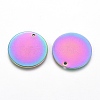 Ion Plating(IP) 304 Stainless Steel Pendants LS-EJEW-L238-01A-M-2