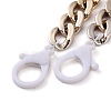 Personalized CCB Plastic Curb Chain Necklaces NJEW-JN02881-02-2