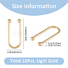 10Pcs Alloy Bikini Clips FIND-FH0009-23LG-2