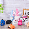 6Pcs 6 Colors Casual Mini Cloth Doll Backpack AJEW-GF0008-36B-5