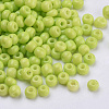 Baking Paint 8/0 Glass Seed Beads SEED-Q025-3mm-L19-2