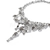 Alloy Skull Bib Necklace LS-NJEW-L175-01AS-4