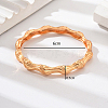 Real 18K Gold Plated Brass Bangles AJ8200-1-2