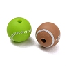 Sports Theme Food Grade Eco-Friendly Silicone Beads SIL-T058-03M-01-2