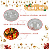 10Pcs Transparency Acrylic Christmas Balls Pendants DIY-CP0013-38B-6