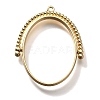 Alloy Open Back Bezel Pendants PALLOY-I223-11LG-1