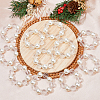 Acrylic Beaeded Napkin Rings AJEW-FH00003-5