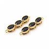 Rack Plating Eco-Friendly Brass Micro Pave Cubic Zirconia Pendants KK-K165-27G-02-3