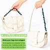 WADORN 2Pcs 2 Colors Resin Faceted Beaded Bag Handles FIND-WR0008-13-3