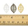 100Pcs Leaf Iron Pendants KK-FS0001-98-5