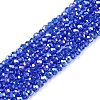Electroplate Glass Beads Strands EGLA-A044-T1mm-B31-1