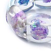 Dyed Natural Dolomite & Synthetic Opal Stretch Bracelets BJEW-G702-03B-3