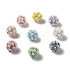 Polymer Clay Rhinestone Beads RGLA-D050-01-1