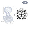 Clear Acrylic Soap Stamps DIY-WH0445-005-4