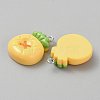Opaque Resin Pendants CRES-CJC0011-004E-P-2