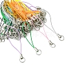 100Pcs Polyester Cord Mobile Straps MOBA-FS0001-02E-6
