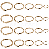 SUNNYCLUE 400Pcs 5 Styles 304 Stainless Steel Open Jump Rings STAS-SC0006-14-1