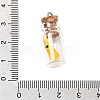 Halloween Glass Resin Wish Bottle Pendants FIND-Z103-04P-3
