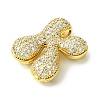 Rack Plating Brass Cubic Zirconia Pendants KK-S378-02G-K-2
