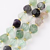 Natural Fluorite Beads Strands G-A030-B28-8mm-01-1